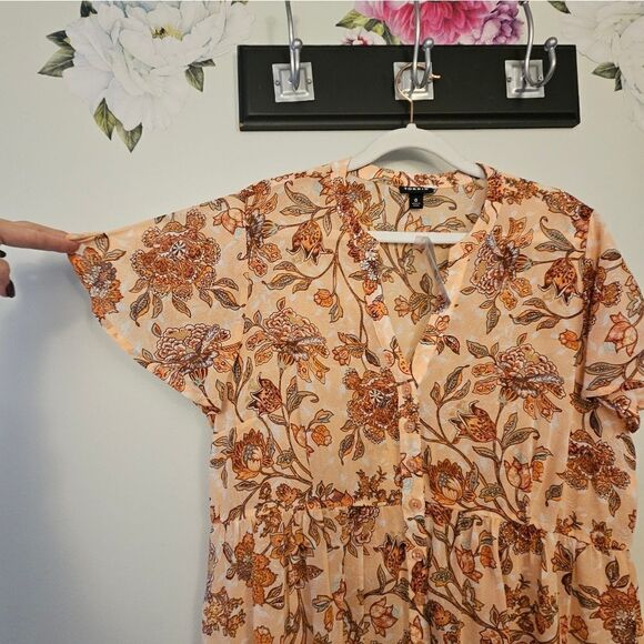 Torrid Floral Chiffon Blouse - Picture 6 of 9